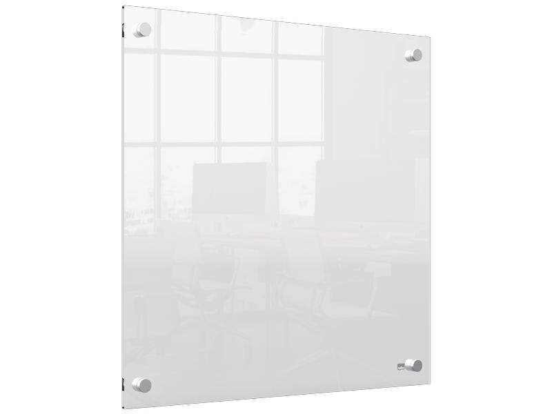 Nobo Acryl-Notiztafel Zur Wandmontage 45 cm x 45 cm, Transparent
