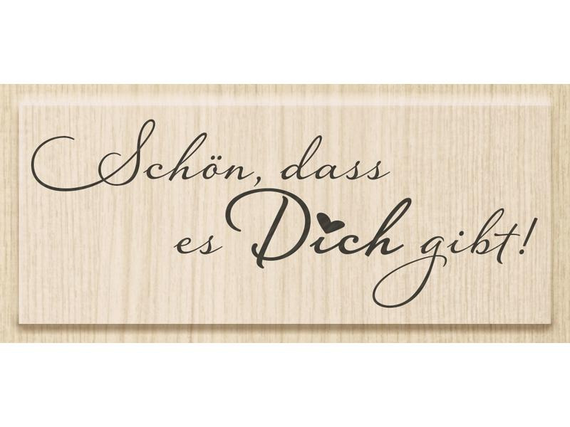 Heyda Stempel Schön dass es Dich gibt 1 Stück