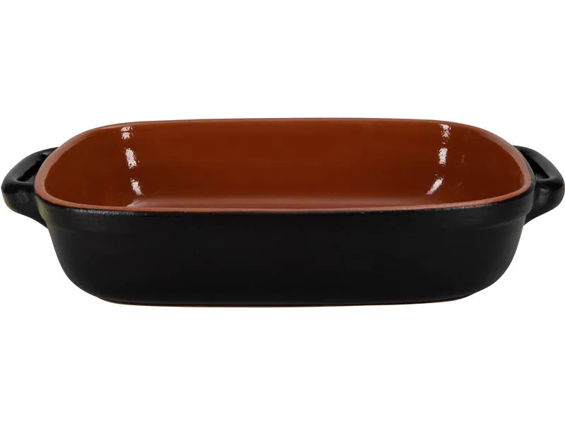 Nouvel Auflaufform Grill me Eckig, Schwarz