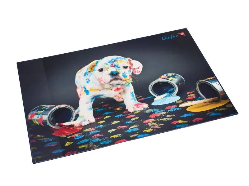 Läufer Schreibunterlage Bunter Hund 40 x 53 cm