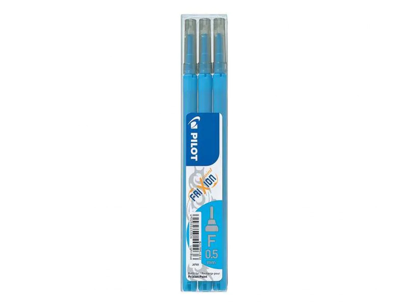 Pilot Patrone FriXion Refill 3 Stück 0.5 mm, Hellblau