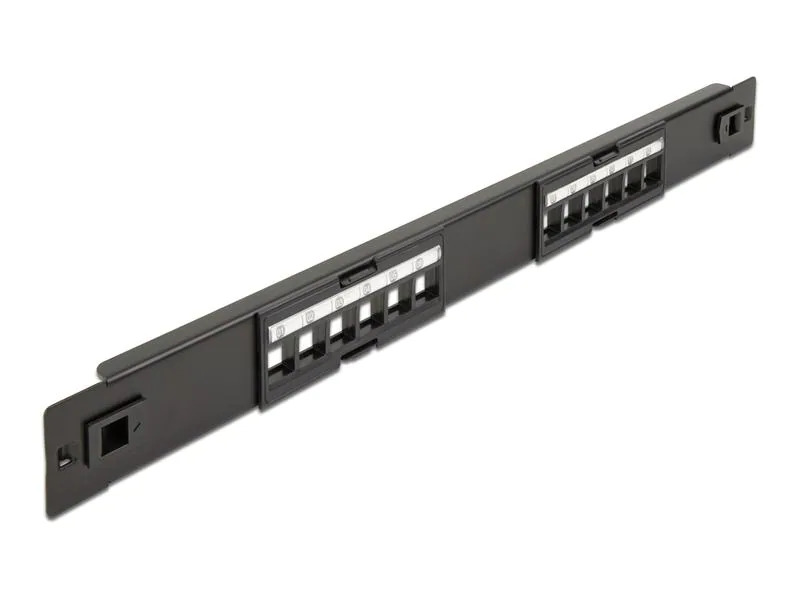 Delock Patchpanel 19″ Keystone 12-Port 19 Rack