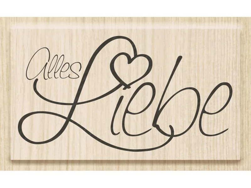 Heyda Stempel Alles Liebe 1 Stück