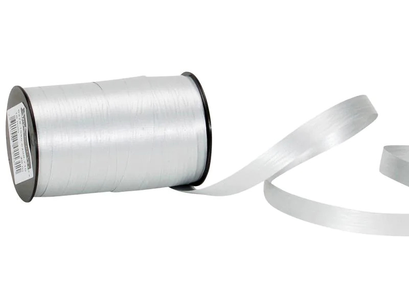 Spyk Geschenkband Poly Matt 10 mm x 20 m, Silber