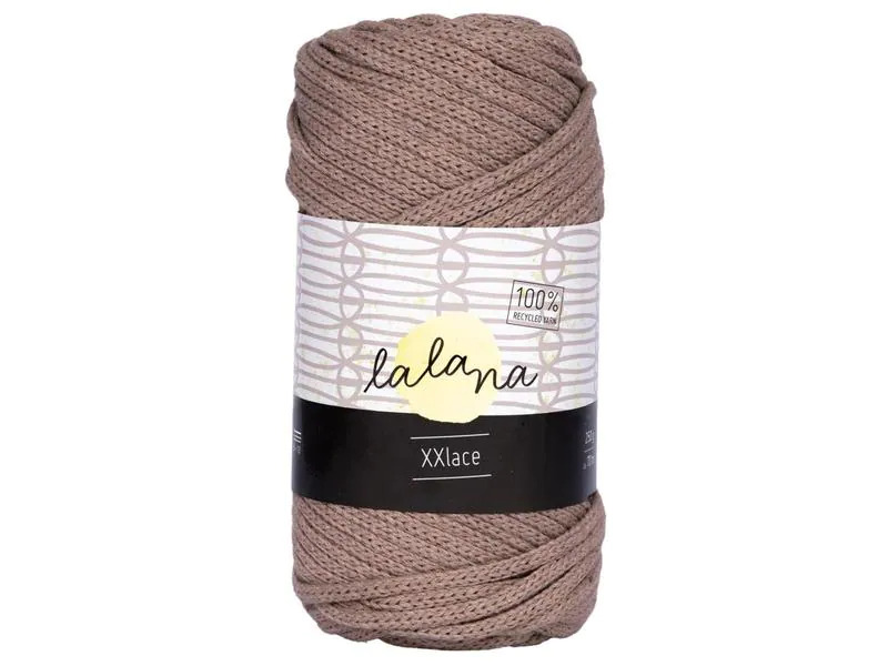 lalana Wolle Xxlace 250 g, Braun