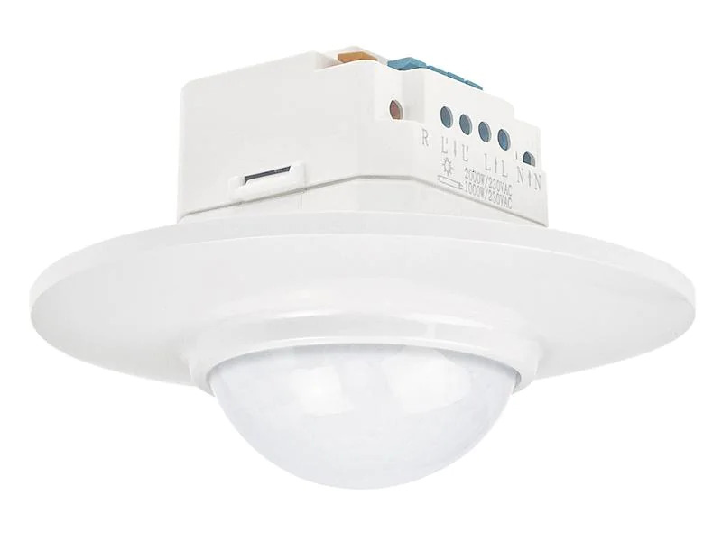 NIKO PIR Bewegungsmelder Swiss Garde 360 Plus IP20, Rund, Weiss