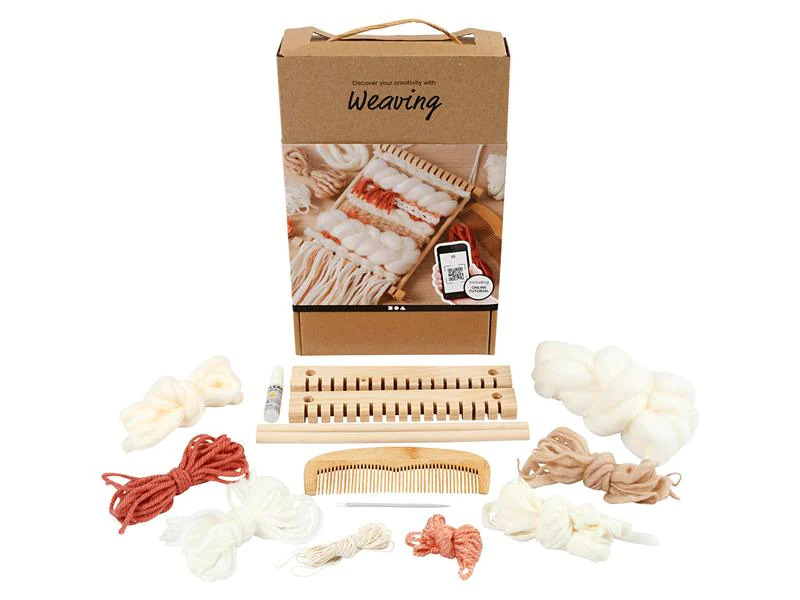 Creativ Company Bastelset Lernset Weben 12-teilig