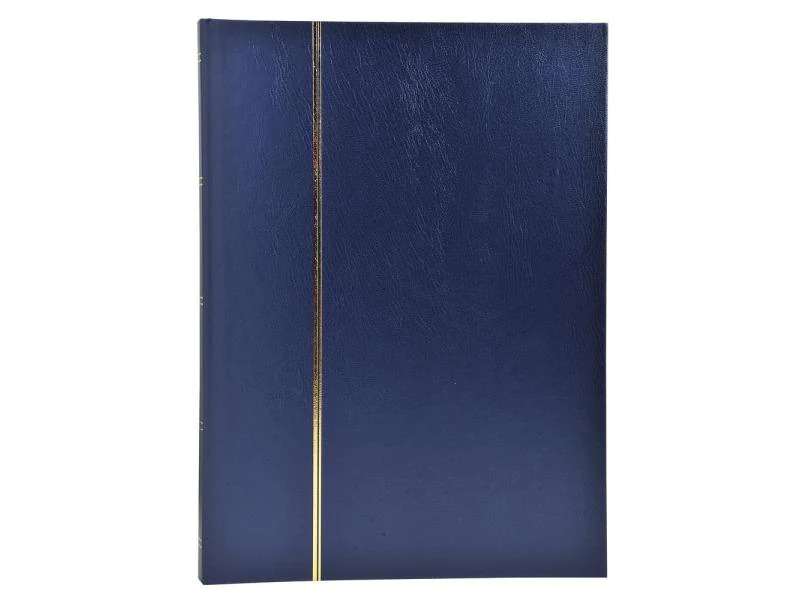 Exacompta Sammelalbum Briefmarken, 22.5 x 30.5 cm, 48 Seiten, Blau