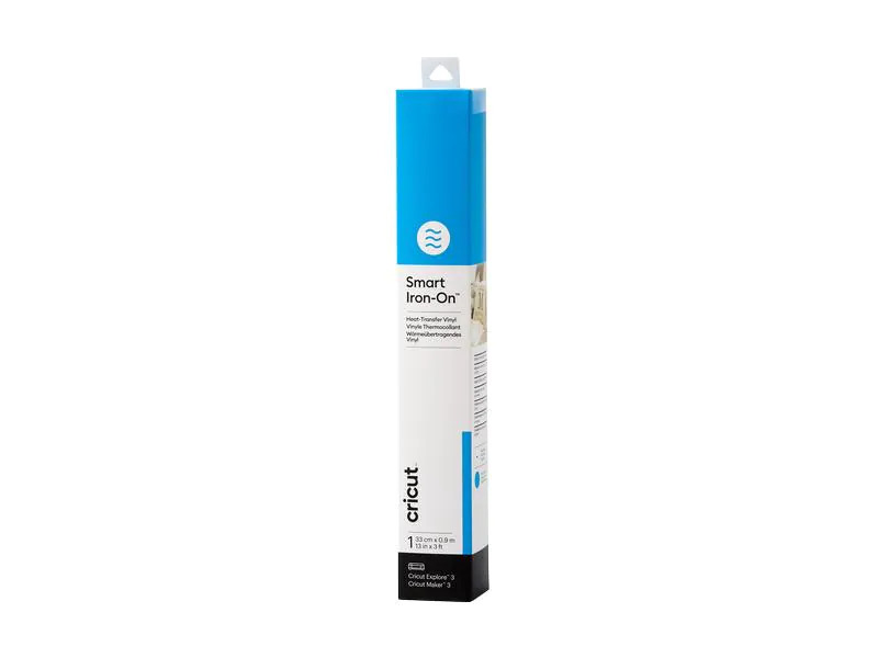 Cricut Aufbügelfolie Smart 33 x 91 cm, 1 Stück, Hellblau