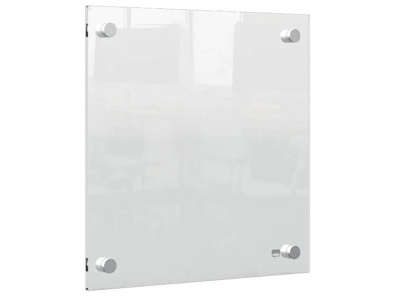Nobo Acryl-Notiztafel Zur Wandmontage 30 cm x 30 cm, Transparent