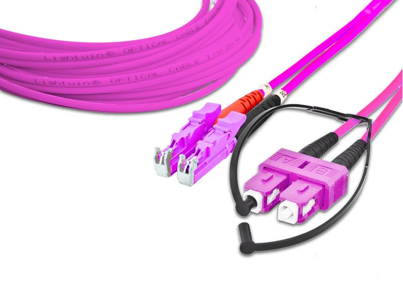 Lightwin LWL-Patchkabel LSH-SC, Multimode, OM4, 3m
