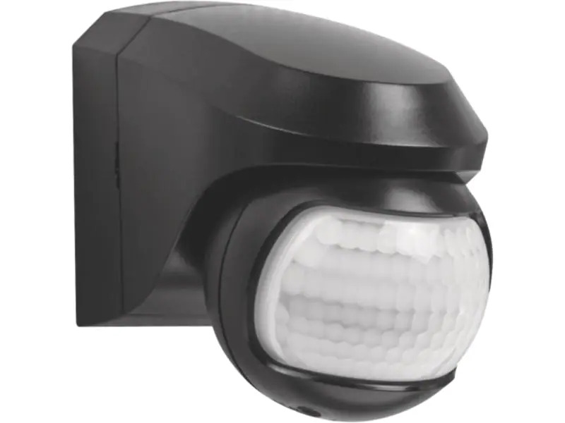 NIKO PIR Bewegungsmelder Infra Garde 200 Max AP IP44, Schwarz