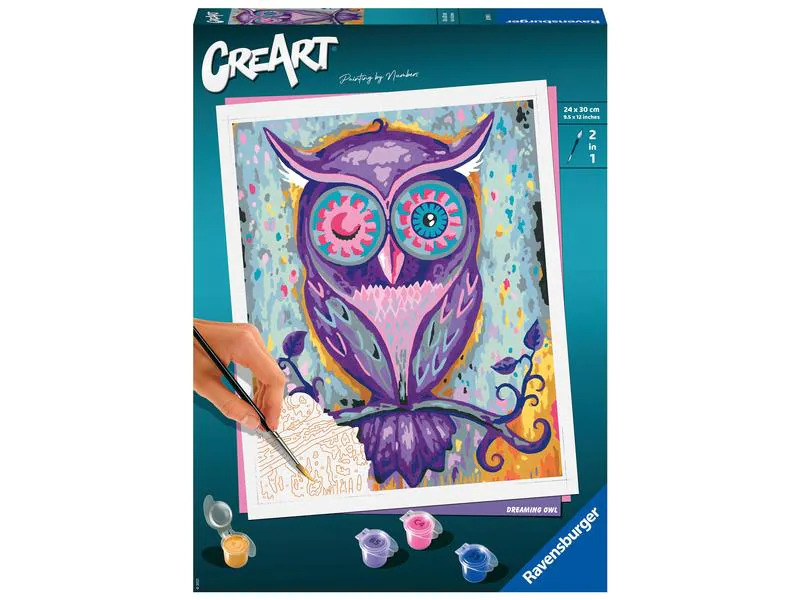 Ravensburger Malen nach Zahlen Serie C Dreaming Owl