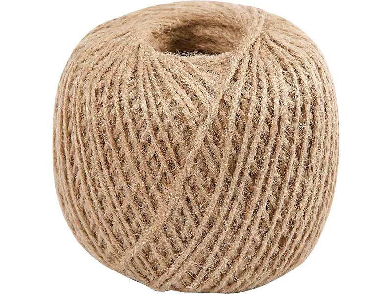 Creativ Company Kordel Naturgarn, 2 mm, 180 m, 1 Rolle