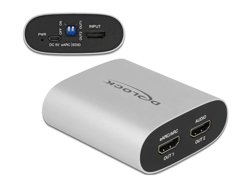 Delock Audio Extraktor HDMI HD 4K 60 Hz mit eARC