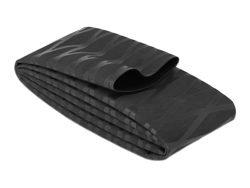 Delock Schrumpfschlauch X-Muster rutschfest 1 m x 50 mm Schwarz