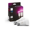 Philips Hue Leuchtmittel White &amp; Col. Amb. E27 Doppelpack 2 x 806 lm