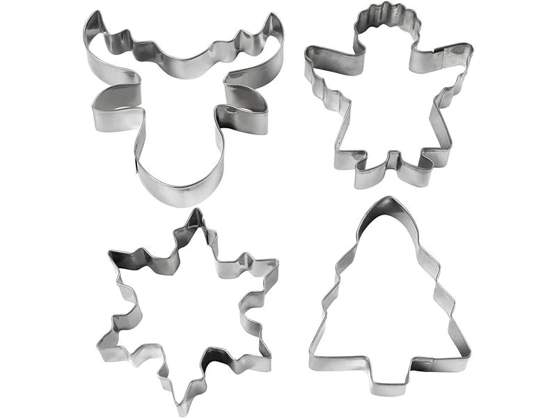 Creativ Company Guetzli-Ausstecher 8 cm 4 Stück
