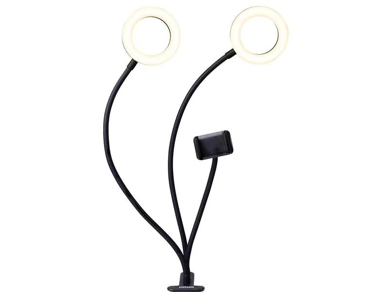 Dörr Videoleuchte 2-er Ringlicht SLR-12 Bi-Color