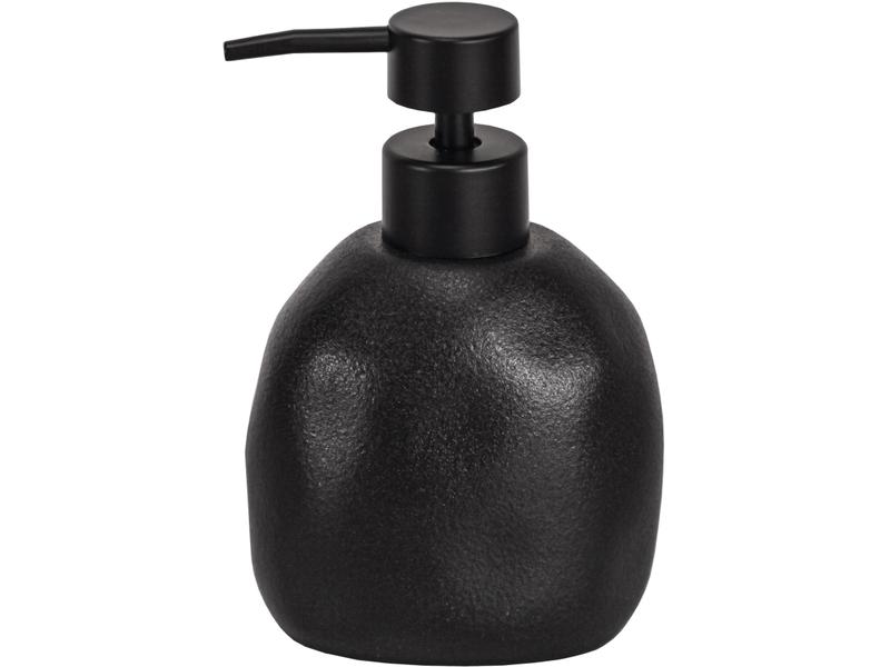 See Mann Garn Seifenspender Flint 300 ml, Schwarz