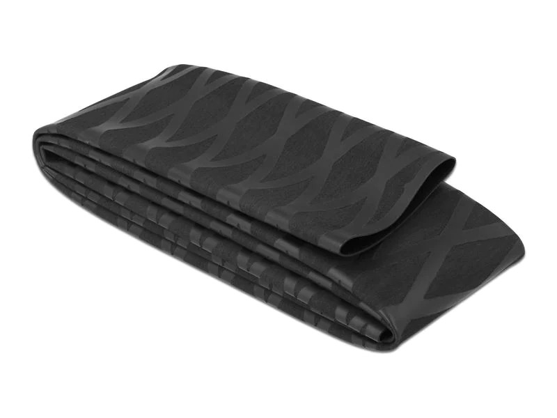 Delock Schrumpfschlauch X-Muster rutschfest 1 m x 40 mm Schwarz