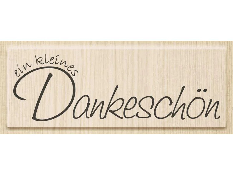 Heyda Stempel Kleines Dankeschön Hellbraun
