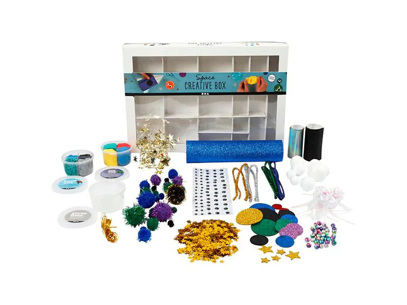 Creativ Company Bastelset Kreativbox Weltraum 16-teilig