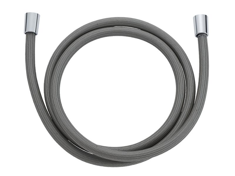 diaqua® Duschbrauseschlauch CHROMALUX Zero, Dunkelgrau 180 cm