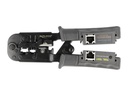 Delock Crimpzange mit Abisolierer und Netzwerktester