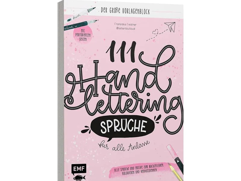 EMF Handbuch Handlettering Sprüche für Alle  Seiten