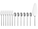 WMF Besteck-Set Kuchen 13-teilig, Silber