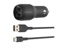 Belkin Autoladegerät Boost Charge 2-Port USB-A  24W + USB-C Kabel