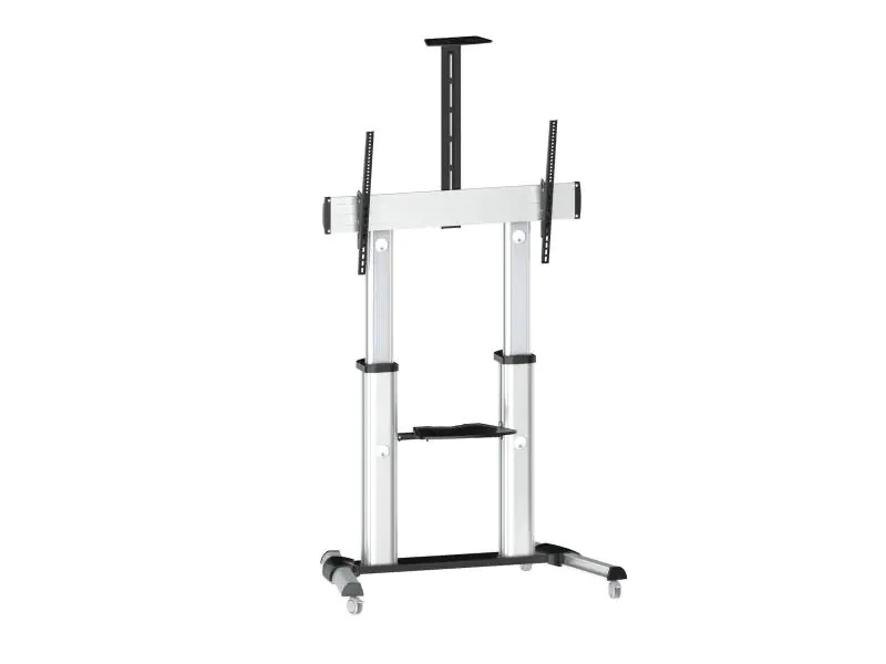 PureMounts TV-Trolley PDS-0011C Schwarz/Silber