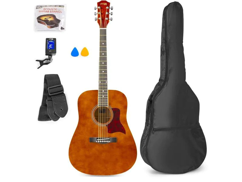 MAX Westerngitarre SoloJam Set Dark Natural