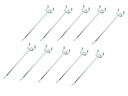 EP Einfachhaken für Lochwände, verzinkt, 15 mm/20 cm, 10 Stück