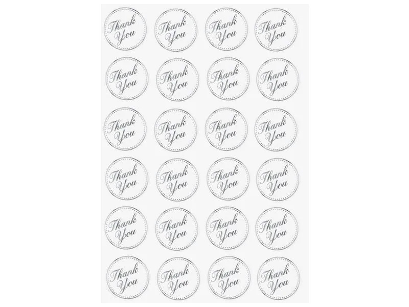 HobbyFun Motivsticker Thank you 1 Blatt