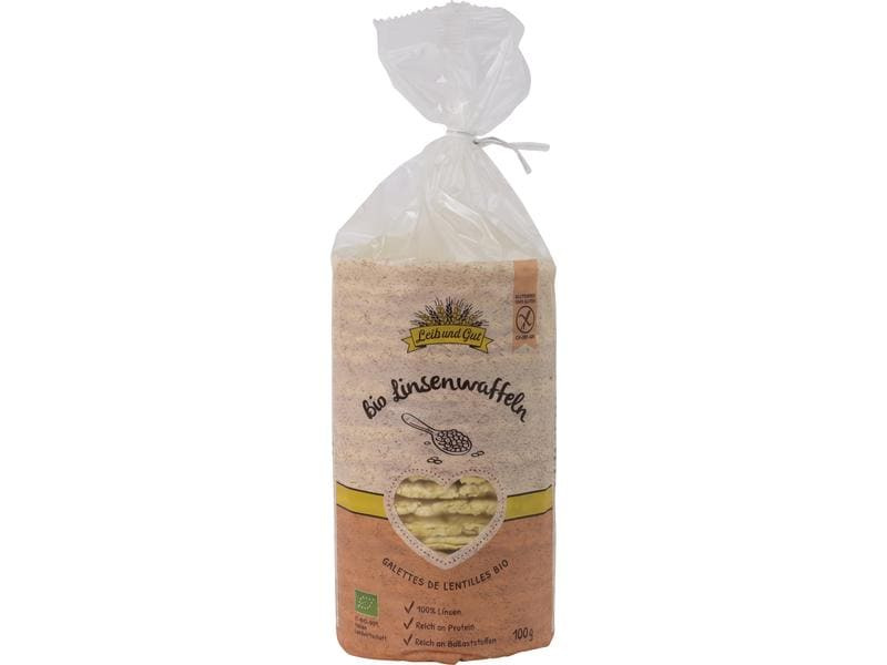 Leib und Gut Bio Linsenwaffeln mit Salz 100 g