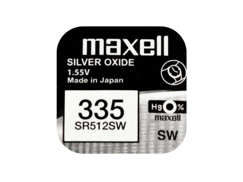 Maxell Europe LTD. Knopfzelle SR512SW 10 Stück