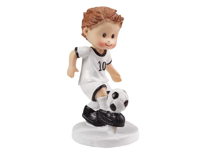 HobbyFun Mini-Figur Fussballer Weiss, 8.5 cm