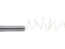 Star Trading LED Lichterkette Angel Hair Dew Drop, 15 LED, 75 cm, Silber