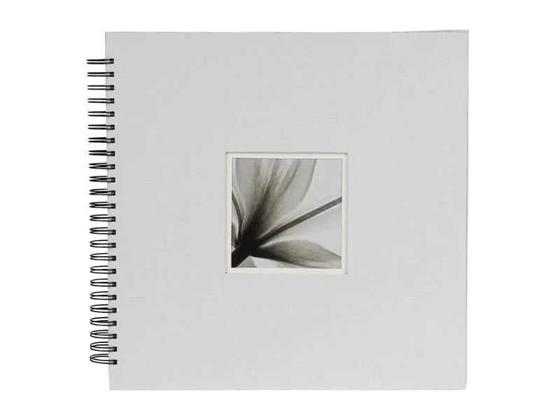 Dörr Fotoalbum Unitex Spiralalbum 34 x 34 cm, Weiss