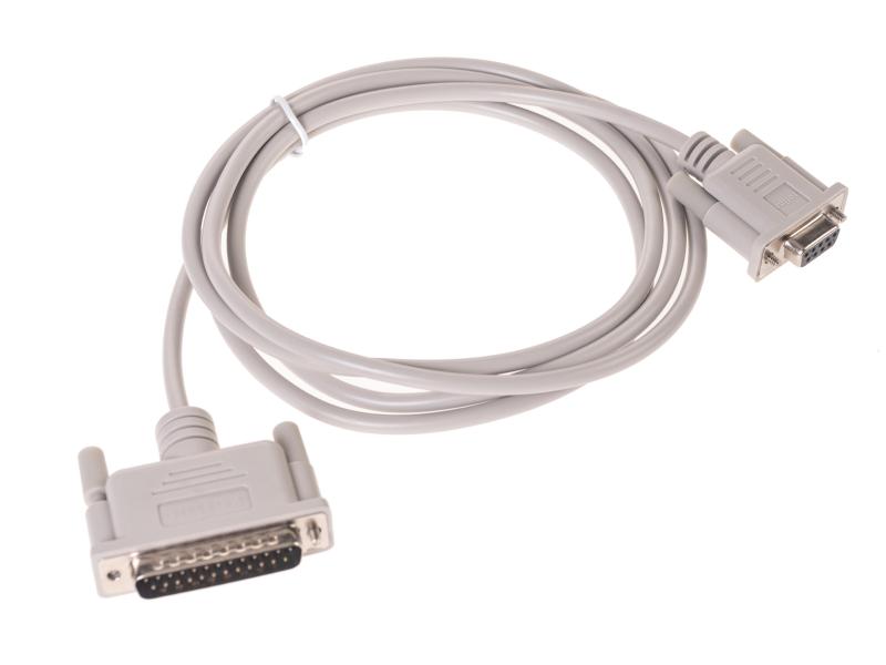 Diverse Adapterkabel RS-232 DB9 - DB25 (f-m) 1.8 m