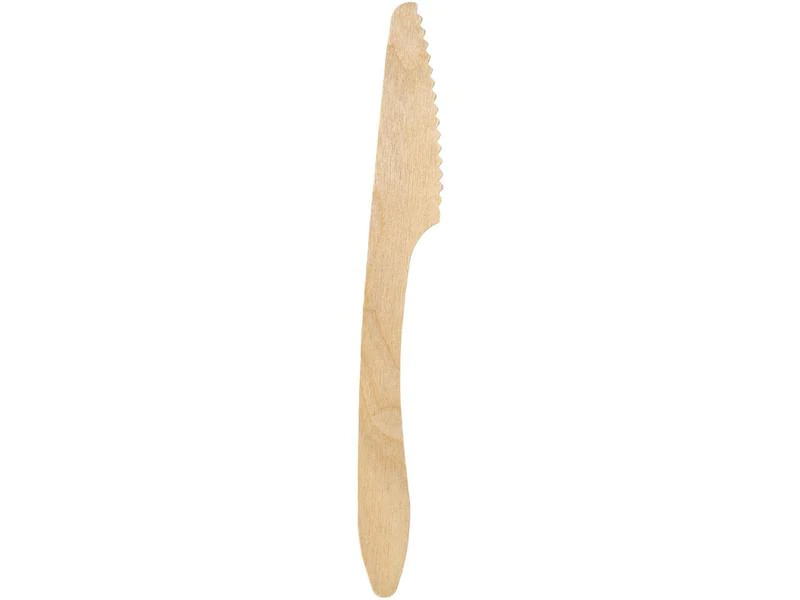 BioPak Einweg-Messer 100 Stück, Hellbraun