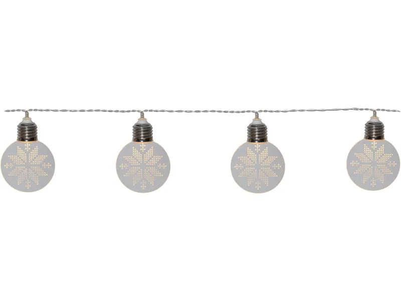 Star Trading LED-Lichterkette Ornament, 10 LED, 180 cm