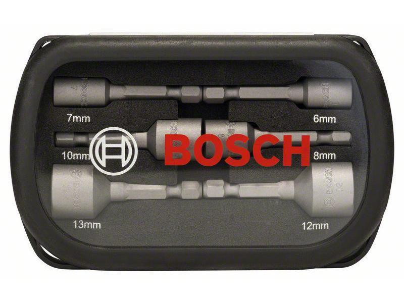 Bosch Professional Steckschlüssel-Set 1/4 Aufnahme 6-teilig