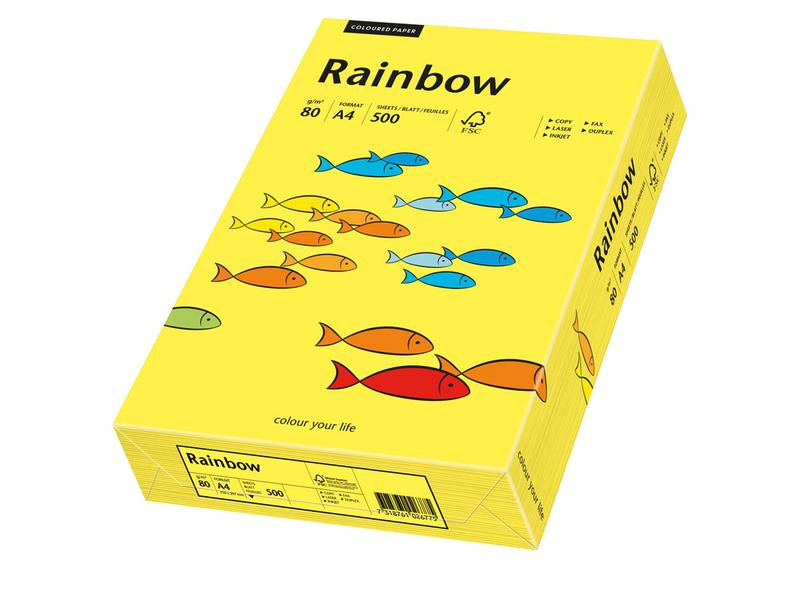 Rainbow Kopierpapier Rainbow 80 g/m² A4, Mittelgelb