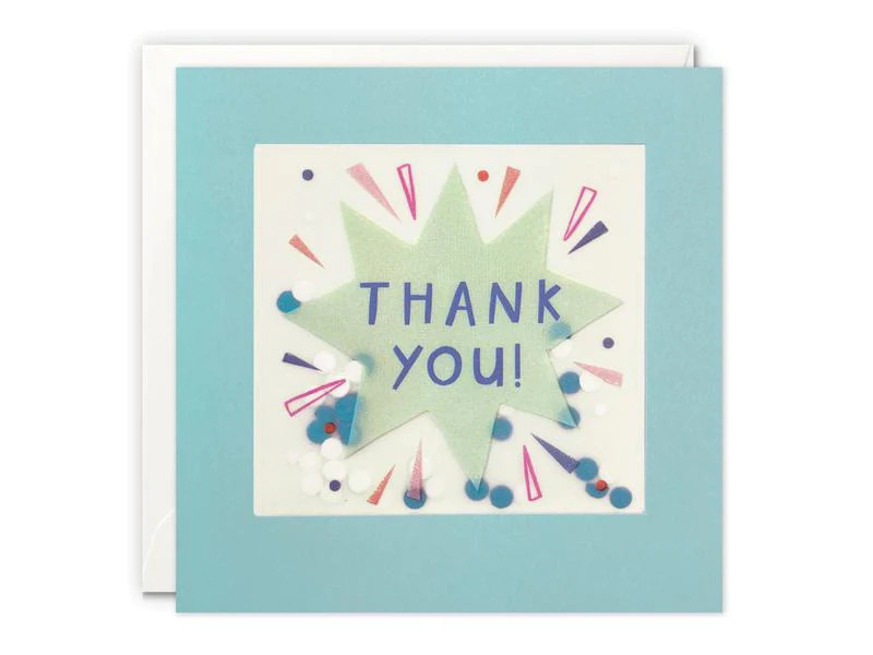 Cart Dankeskarte Thank you 12.5 x 12.5 cm