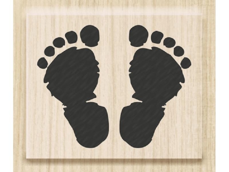 Heyda Stempel Footsteps 1 Stück