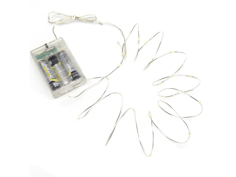 Konstsmide LED Lichterkette Angel Hair 3.9 m 40, LED Silber