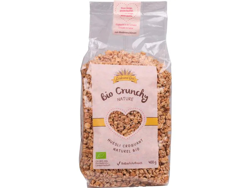 Leib und Gut Müesli Bio Crunchy Nature 400 g
